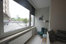 <p>Cosy large furnished room with private bathroom in a spacious appartement with view on trendy Place Flagey, walking distance EU area</p>